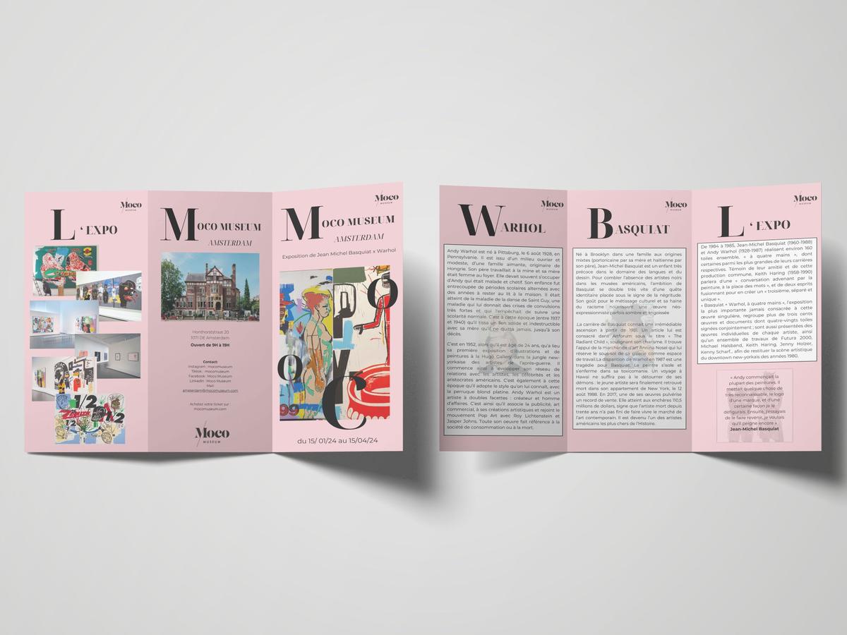 Moco Museum — Brochure 3 volets